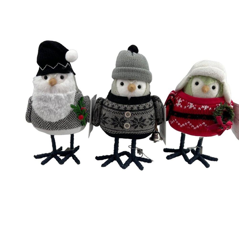 2022 Target Wondershop Winter Birds Featherly Friends Lot of 3